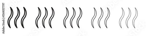 Hot icon. modern outline style vector icons series
