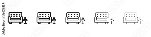 Lounge icon. modern outline style vector icons series