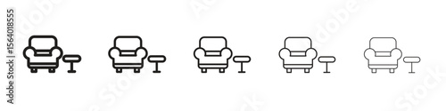 Lounge icon. modern outline style vector icons series