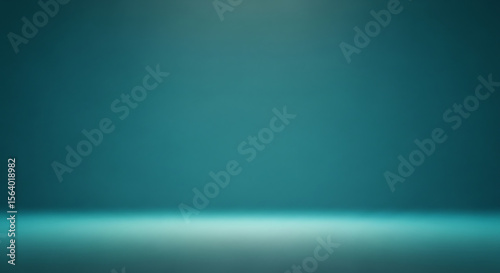 Teal Gradient Background Studio Backdrop for Product Photography and Design