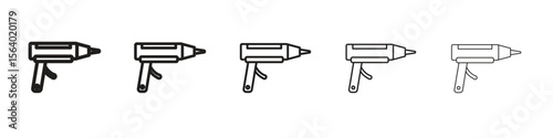 Sealants gun icon. modern outline style vector icons series