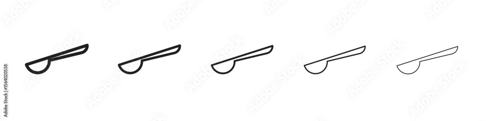 Obraz premium Spoon icon. modern outline style vector icons series