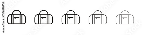 Sports bag icon. modern outline style vector icons series