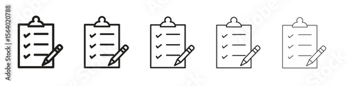 Survey icon. modern outline style vector icons series