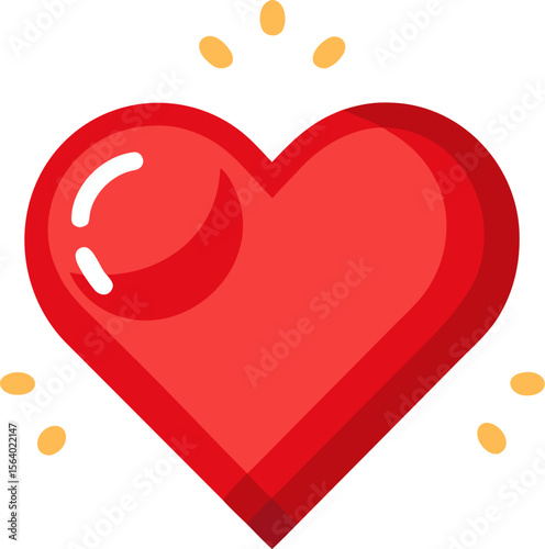 Social Media Like and Heart Icons