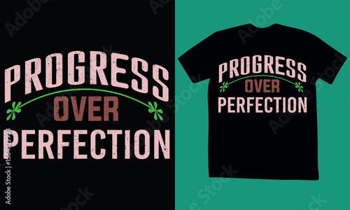 welcome back to school,This bold typography tee inspires daily growth with its message: “Progress Over Perfection.” Perfect for go-getters, dreamers, and everyday achievers.