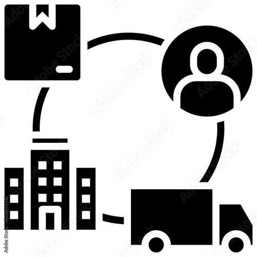 Distribution Network Icon