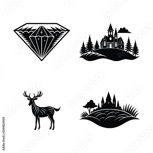 silhouette vector illustration