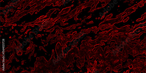 Dark red marble grunge background texture in modern art design. Dirty rustic fire red texture. Abstract watercolor red liquid wave in lava red on black background. Realistic dark red fire particle