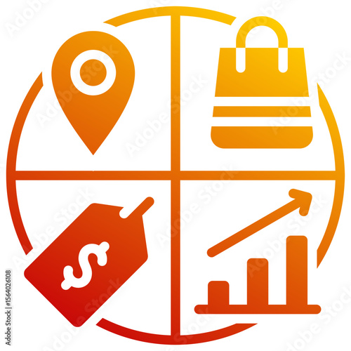 Marketing Mix Icon
