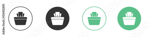 baby wipe icon vector pictogram for ui ux interface elements