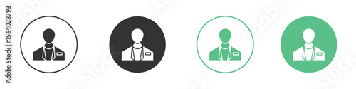 Cashier icon vector pictogram for ui ux interface elements