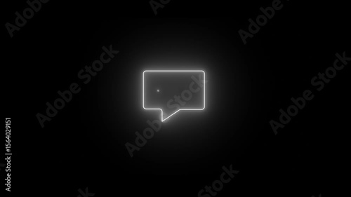 Sound wave animation isolated on black background. Audio spectrum waveform animation on background.	

