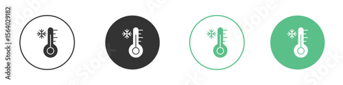 Cold icon vector pictogram for ui ux interface elements