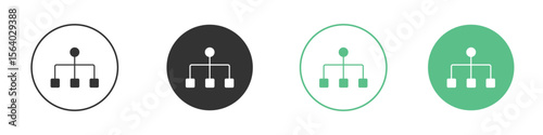 Consolidation icon vector pictogram for ui ux interface elements