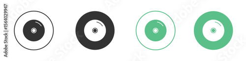DVD icon vector pictogram for ui ux interface elements