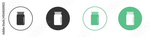 Jar icon vector pictogram for ui ux interface elements