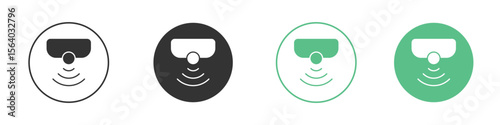 Sensor icon vector pictogram for ui ux interface elements