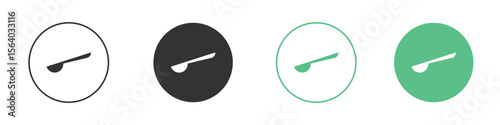 Spoon icon vector pictogram for ui ux interface elements