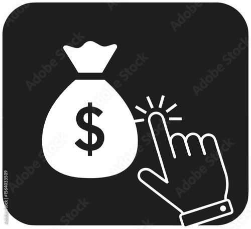 bag with dollar symbol 