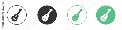 Ukulele icon vector pictogram for ui ux interface elements