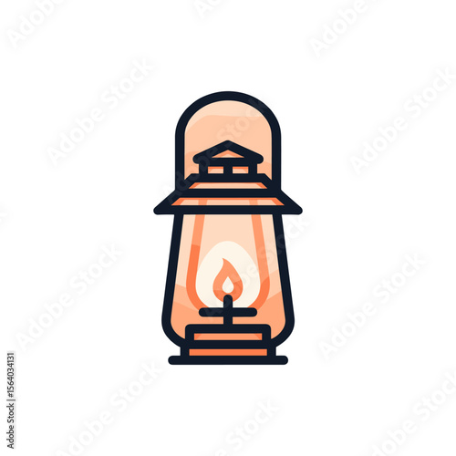 Vintage lantern illuminating a cozy room, creating a warm atmosphere for relaxation
