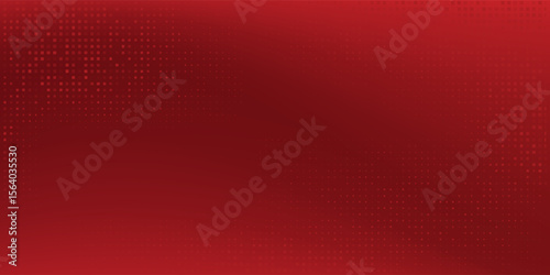 Red diagonal geometric shape with halftone. Modern fiber textured vector eps 10