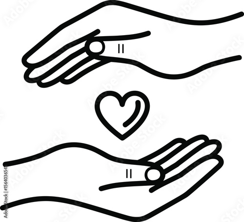 Hands protecting heart, care, love, empathy, compassion, security, healing, kindness, support, trust, connection, wellness, humanity, tenderness, charity, protection, nurturing, giving