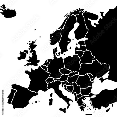 europe continent map