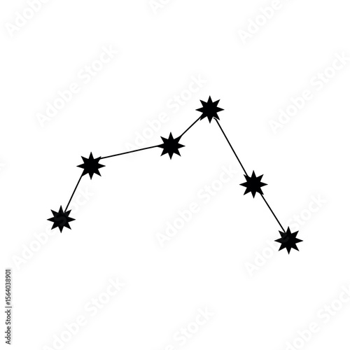 Stars Constellation Silhouette