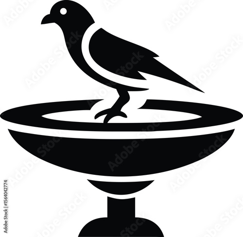 dove on a white background