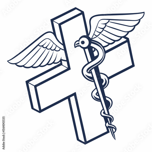 caduceus medical symbol