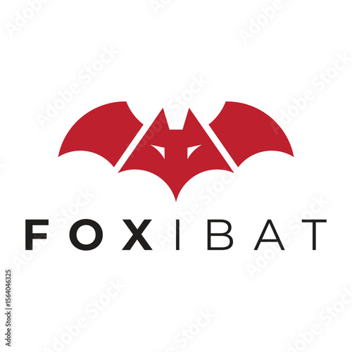 Foxibat Logo Design A Creative Fusion of Fox and Bat Imagery A Symbol of Innovation and Adaptability