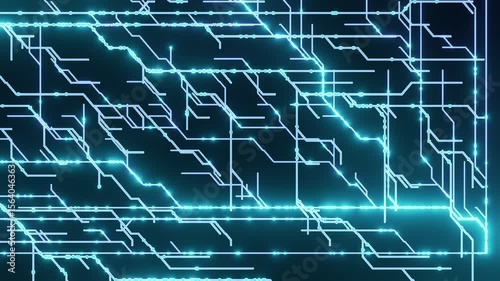 electricity circuit in transparent background. PNG file