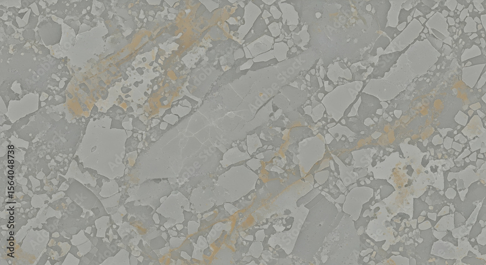 Fototapeta premium Gray textured stone surface with natural weathered pattern, suitable for rustic designs, architectural cladding, and exterior surfaces.