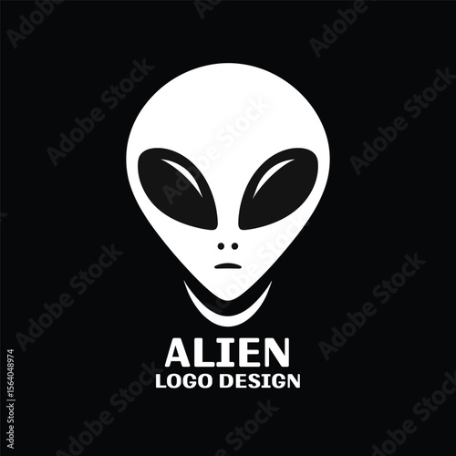 Alien Vector Logo Design