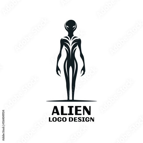 Alien Vector Logo Design
