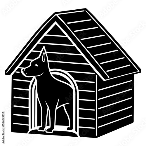 Dog House  icon celebrating pets with fun, colorful, and loveable graphic