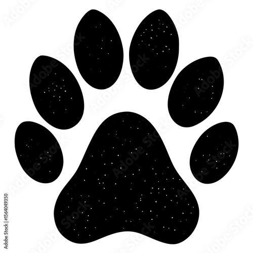 Dog Paw Print  icon celebrating pets with fun, colorful, and loveable graphic