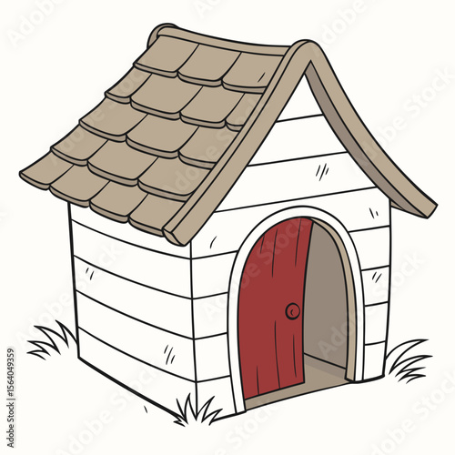 Dog House  icon celebrating pets with fun, colorful, and loveable graphic