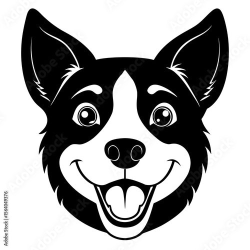 Happy Pet Face  icon celebrating pets with fun, colorful, and loveable graphic