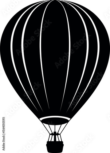 Hot Air Balloons Silhouette