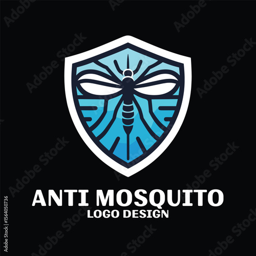 Anti Mosquito Vector Logo Design