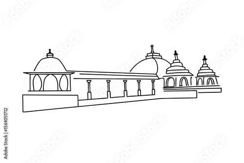 Architectural domes and arches architecture building