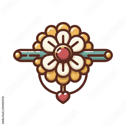 
brooch illustration design

