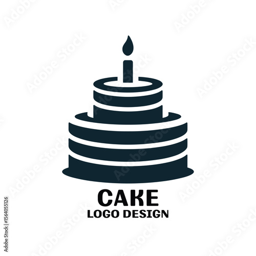 Cake Vector Logo Design