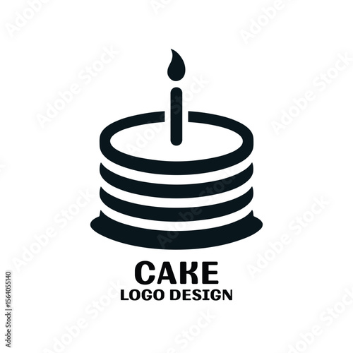 Cake Vector Logo Design