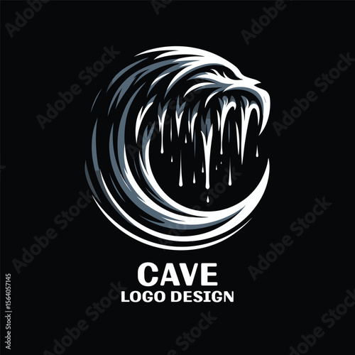 Cave Vector Logo Design 