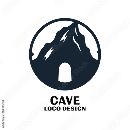 Cave Vector Logo Design 