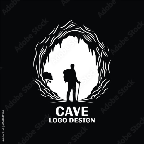 Cave Vector Logo Design
